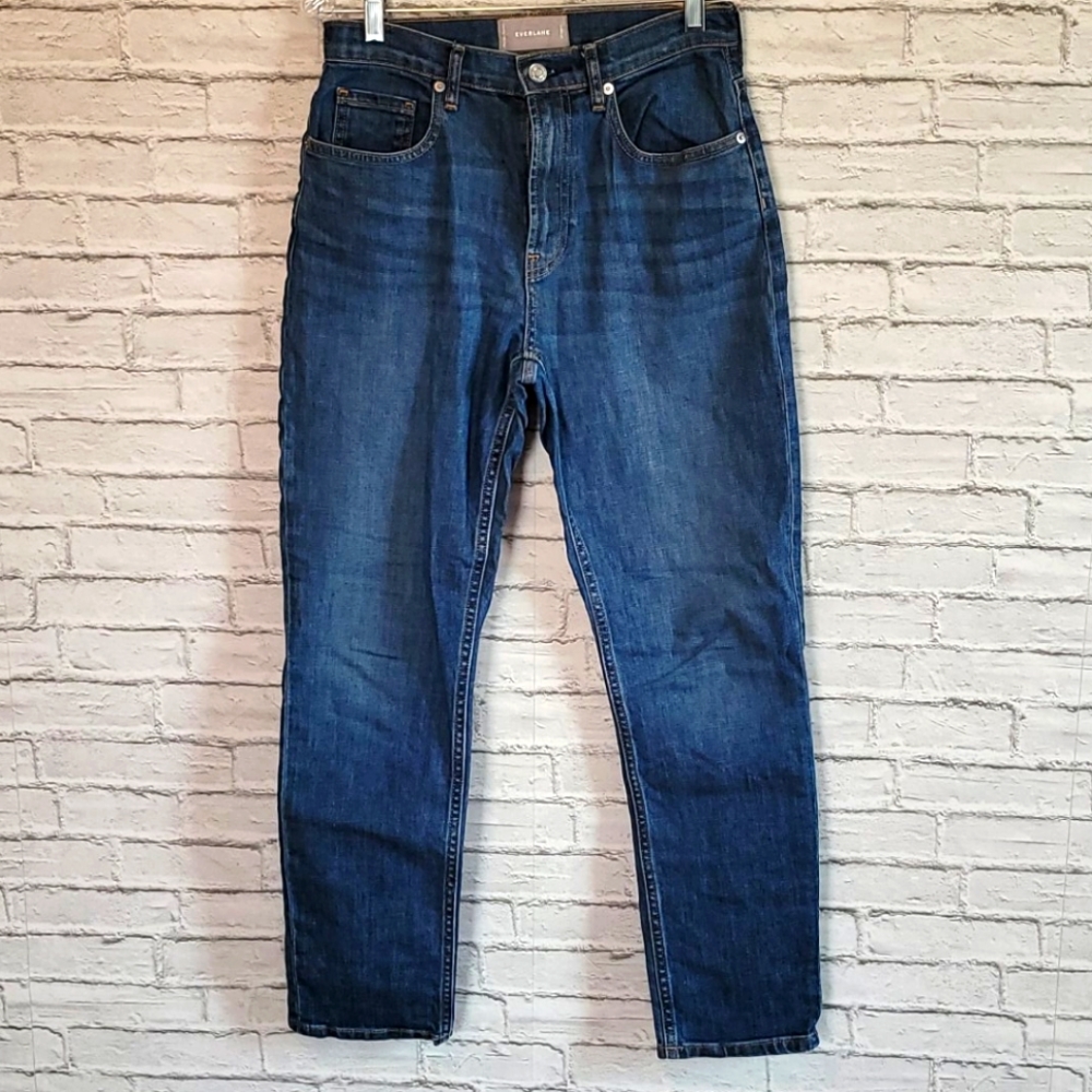 Everlane High Waist Straigh Leg Jeans